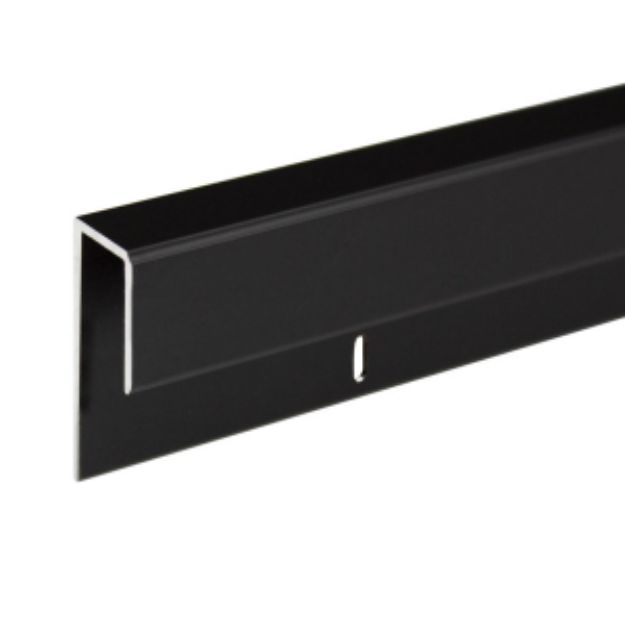 Picture of J‐Channel Moulding Deep 144" ‐ Matte Black