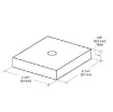 Drain Block 3/8" (9.5mm) (Box of 10)