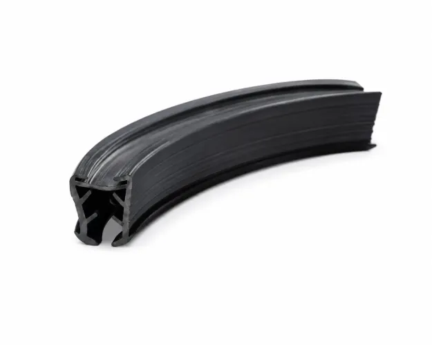 Round Cap Rail Gasket for 1/2" (12mm) or 9/16" (6.6.4) Glass (100' Roll)