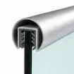 Round Cap Rail Gasket for 1/2" (12mm) or 9/16" (6.6.4) Glass (100' Roll)